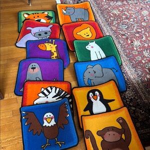 Colorful Animal Print Rugs